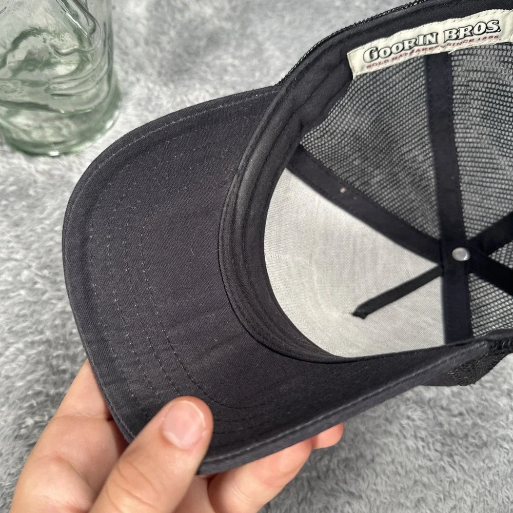 Goorin Bros The Farm The Black Sheep Black Trucker Hat One Size Snapback